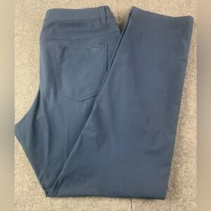Lululemon ABC Classic Fit Warpstreme Mens Pants Size 34x31 Navy